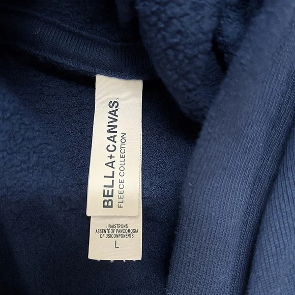 Boozewater Martha’s Vineyard Hoodie Bella Canvas Men’s Large Edgartown navy blue - Picture 4 of 7